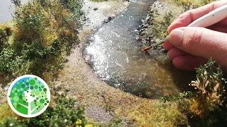 Making a STUNNING ultra-realistic miniature river diorama with AMAZING hyper-realistic vegetation