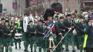The Order Of The Thistle - Parade down Edinburgh's Royal Mile