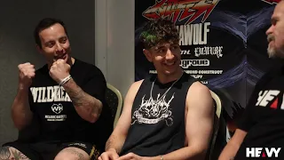 HEAVY chats with ALPHA WOLF backstage at CVLTFEST