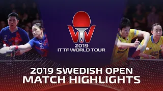 Xu Xin/Liu Shiwen vs Jun Mizutani/Mima Ito | 2019 ITTF Swedish Open Highlights (Final)