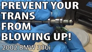BMW E46 ZF 5HP19 Auto Transmission Pressure Regulator Fix DIY
