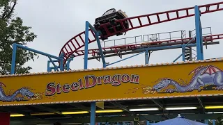 Steel Dragon at Waldameer On-Ride POV • Spinning Coaster 4K 60fps