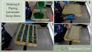 Making & Piping Lavender Soap Bars