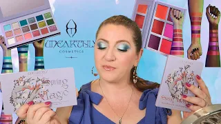 Unearthly Cosmetics Spring Magic Eyeshadow & Blush Palette – Swatches & 3 Looks!