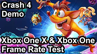 Crash Bandicoot 4 Xbox One S vs Xbox One X Frame Rate Comparison (Demo)