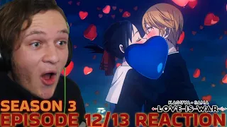 THE BEST ENDING!! Dual Confessions | Kaguya-sama Love is War S3 Ep12+13 Reaction