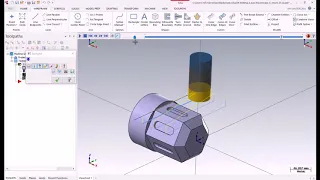 Mastercam Milling 4 Axis Rotate 2D and 3D Toolpath