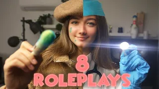 ASMR - 8 Roleplays in 40 Minutes!