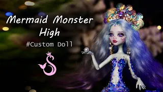 Mermaid Doll  - Custom doll - Monster High Doll Repaint -  Sang Bup Be