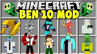 Minecraft BEN 10 MOD | DIAMONDHEAD, HEATBLAST, ALIEN X, WILDMUTT & MORE!!