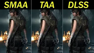 Shadow of the Tomb Raider | SMAA Vs. TAA Vs. DLSS | RTX 2060 Super | 1440p Frame Rate Comparison