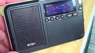 African Pathways Radio via Madagascar 17640 Khz Shortwave on Eton Traveller III Grundig Edition