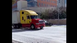 "TEXAS SNOW COMPILATION" - Bad Weather in Texas - Cars Sliding Everywhere - Freezing Rain - No Power