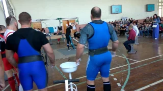 Выполнение мастера спорта в WPC, в становой тяге без экипировки до 110 кг, 285 кг
