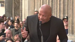 FULL SPEECH: Hip-hop icon Dr. Dre honored with star on Hollywood Walk of Fame