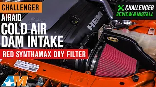 2011-2020 Challenger Airaid Cold Air Dam Intake w/ Red SynthaMax Dry Filter Review & Install