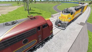 Crazy High Speed Train Crashes #34 - Beamng drive | Dancing Cars