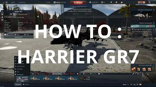 How To Harrier GR7 in WarThunder