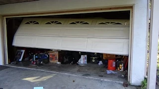 Car Crashes Garage Door Off Track - Emergency Closure!