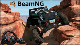 Самый реалистичный Rock Crawling - BeamNG.drive | Logitech g29 + Driving Force Shifter gameplay