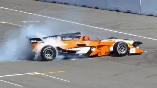 AutoGP Demo run (V8, 550bhp) @ Gamma Racing Day 2013 [720p HD]