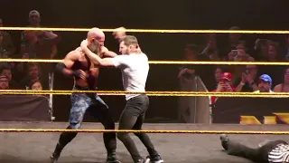 Tommaso Ciampa attacked by Johnny Gargano - 3/7/20, Royal Oak, MI.