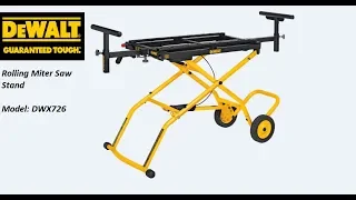 Dewalt DWX726 miter saw stand review