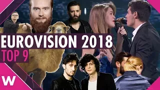 Eurovision 2018 Top 9: Our favourites so far