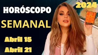 🧿 HORÓSCOPO SEMANAL DEL 15 al 21 de Abril 2024 + Conjunción Júpiter - Urano | Los 12 Signos. G. Rubi