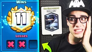 11 VITTORIE con 2 SCONFITTE! VINCO il GRAN CAVALIERE ?!! Clash Royale