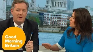 Susanna Reid Argues With Piers Morgan For Interrupting Her | Good Morning Britain