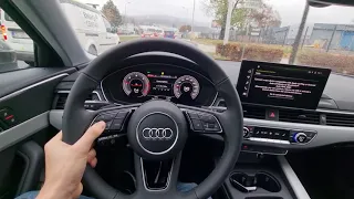 Audi A4 35 TDI S tronic - taking delivery / first ride / consumption