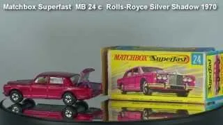 Matchbox 1970 Superfast  MB 24 c  Rolls Royce Silver Shadow    #adultdiecast