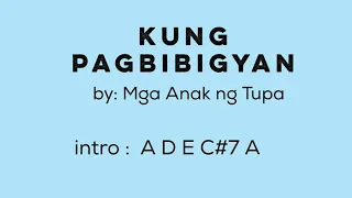 Kung Pagbibigyan ( by: Mga anak ng tupa) - Lyrics with Chords