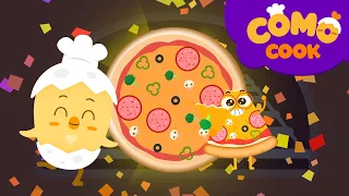 Kids animation | How to make Pizza | Como Cook