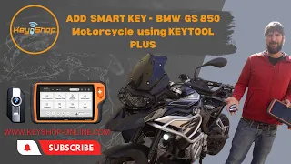 ADD SMART KEY -  BMW  GS 850 Motorcycle  using KEYTOOL PLUS