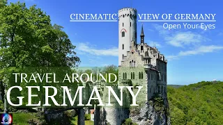 Germany - Bird's Eye View of Germany, Europe - Relaxation Film with Calming Music - Drone Footage