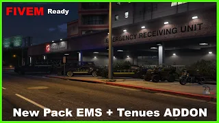 GTA 5 EMS  pack véhicles no ELS & Clothes ADDON FiveM ready