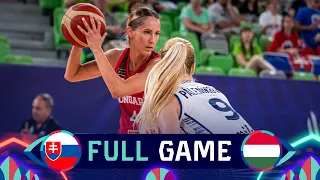 Slovakia v Hungary | Full Basketball Game | FIBA Women's EuroBasket 2023