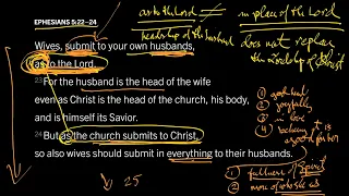 Wives, Submit ‘As to the Lord’: Ephesians 5:22–24, Part 3