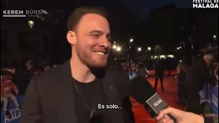 Kerem Bürsin interview at the Málaga Film Festival last night 🥰