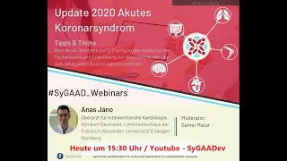 #SyGAAD_Webinars 6: ACS-UPDATE 2020, Akutes Koronarsyndrom