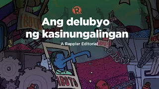 [VIDEO EDITORIAL] Ang delubyo ng kasinungalingan