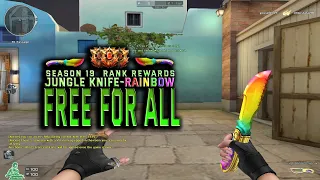 Crossfire West | NEW Jungle Knife-Rainbow Free For All Game played