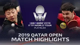 Timo Boll vs Ma Long | 2019 ITTF Qatar Open Highlights (R16)