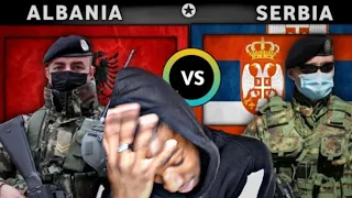 Here We Go Again 🇦🇱🇷🇸| Albania vs Serbia military power comparison 2021 [Reaction]