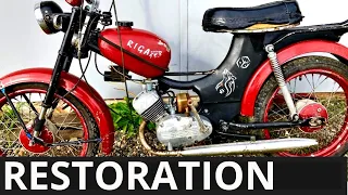 RESTORATION Old motorcycle Riga 12 | 45 years Old motorcycle full restoration