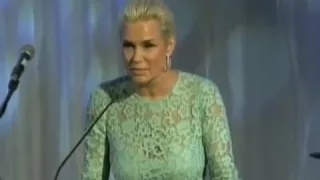 Accepting the Star Light Award at the Lyme Research Alliance Gala