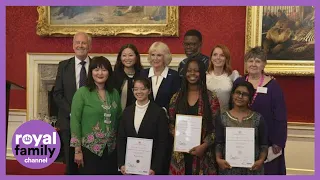 Camilla Hosts Commonwealth Essay Winners