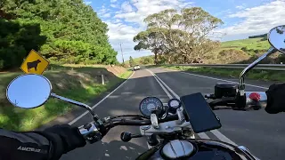 Royal Enfield Super Meteor 650, Pure Audio. Bull Creek Road, South Australia.